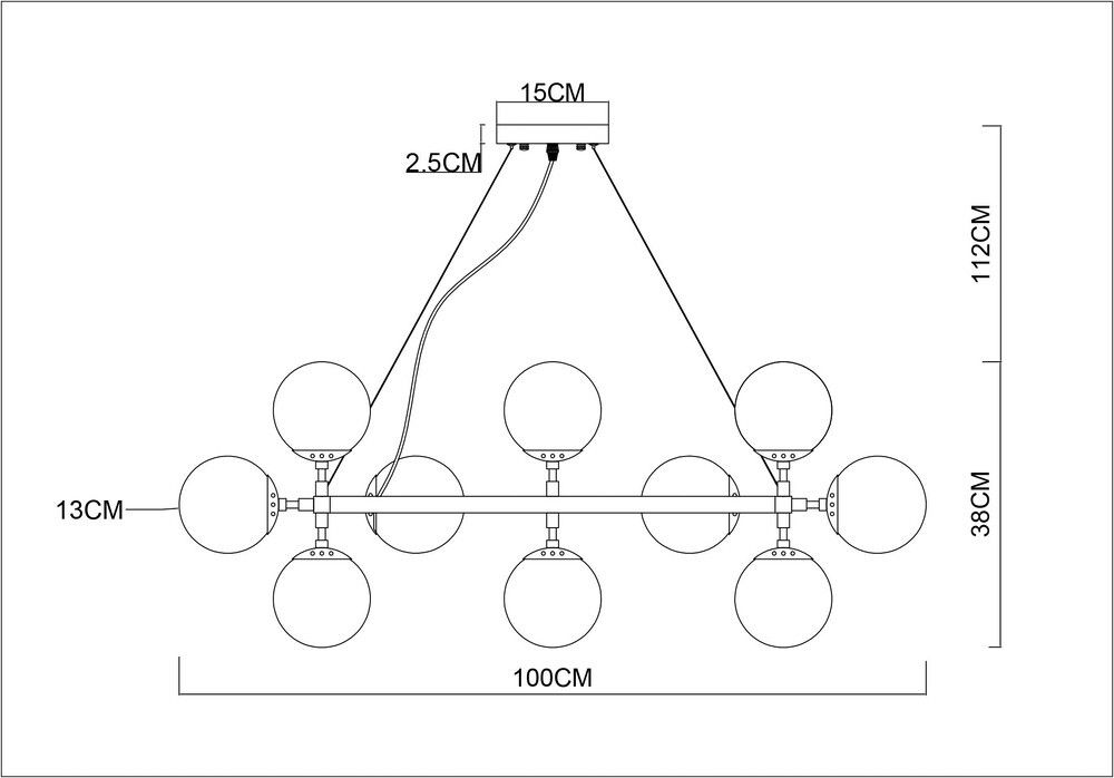 Подвесная люстра Arte Lamp