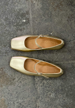 Туфли // Mary Jane // Gold