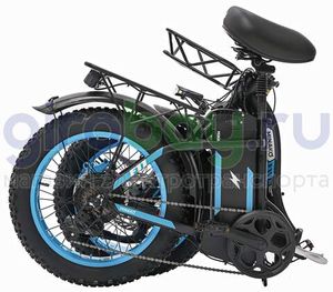 Электровелосипед Minako F10 Pro (48V/20Ah) - Синий обод фото №3