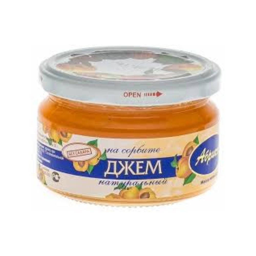 Джем на сорбите Абрикос Здоровые Сладости 240 гр