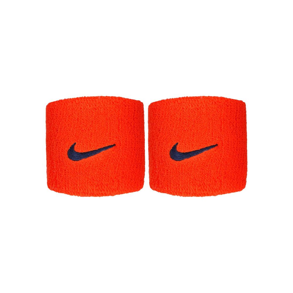 Nike Swoosh Wristband 2 Pack - Orange, Dark Blue