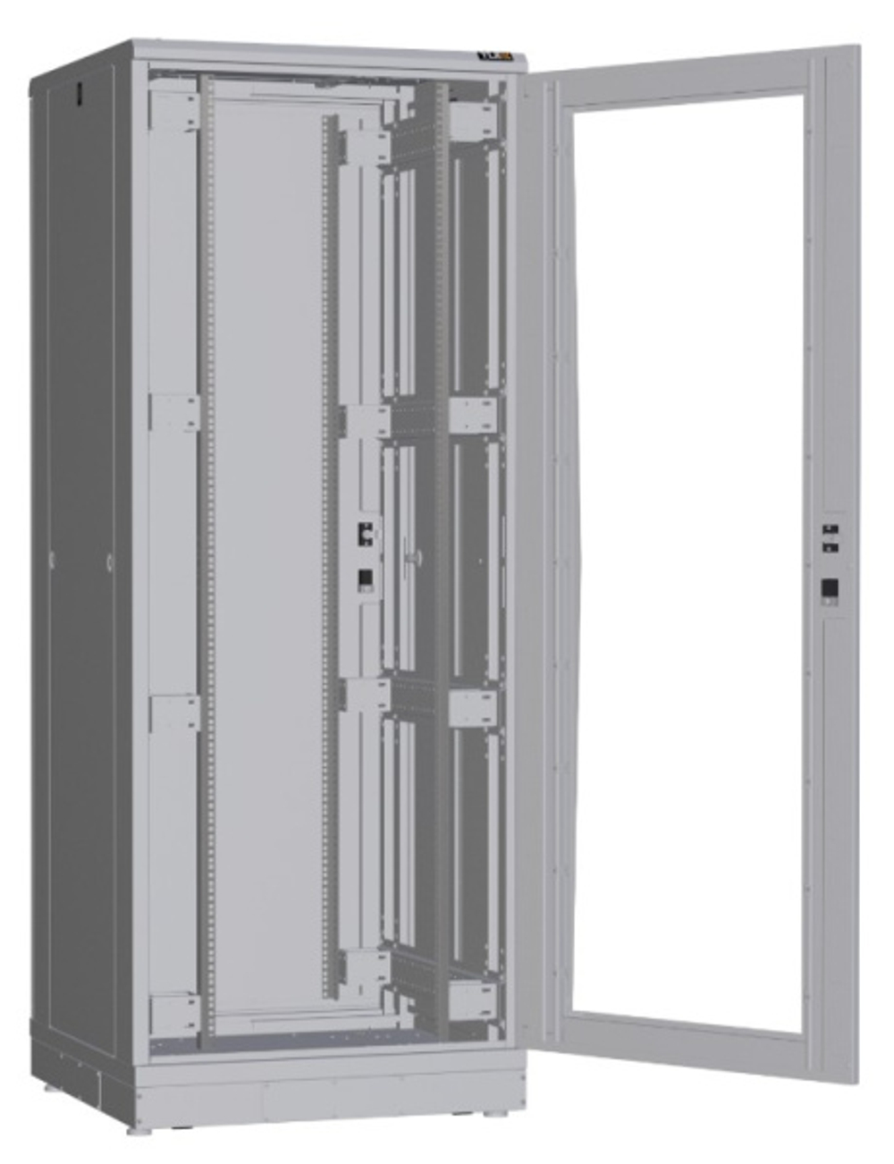 Шкаф напольный 19", 42U TLK TFR-428080-GMMM-R2-GY