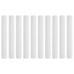 Мел белый BRAUBERG "АКАДЕМИЯ" (АЛГЕМ), 10 штук, круглый, мягкий, 271147