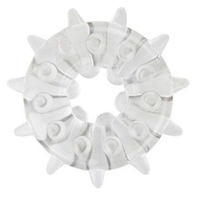 Прозрачное кольцо на пенис Heavy Cock Ring Stimulator (Цвет: прозрачный)