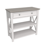 Консоль «Форест» белый воск/антрацит