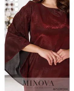 Платье 2334-бордо Minova