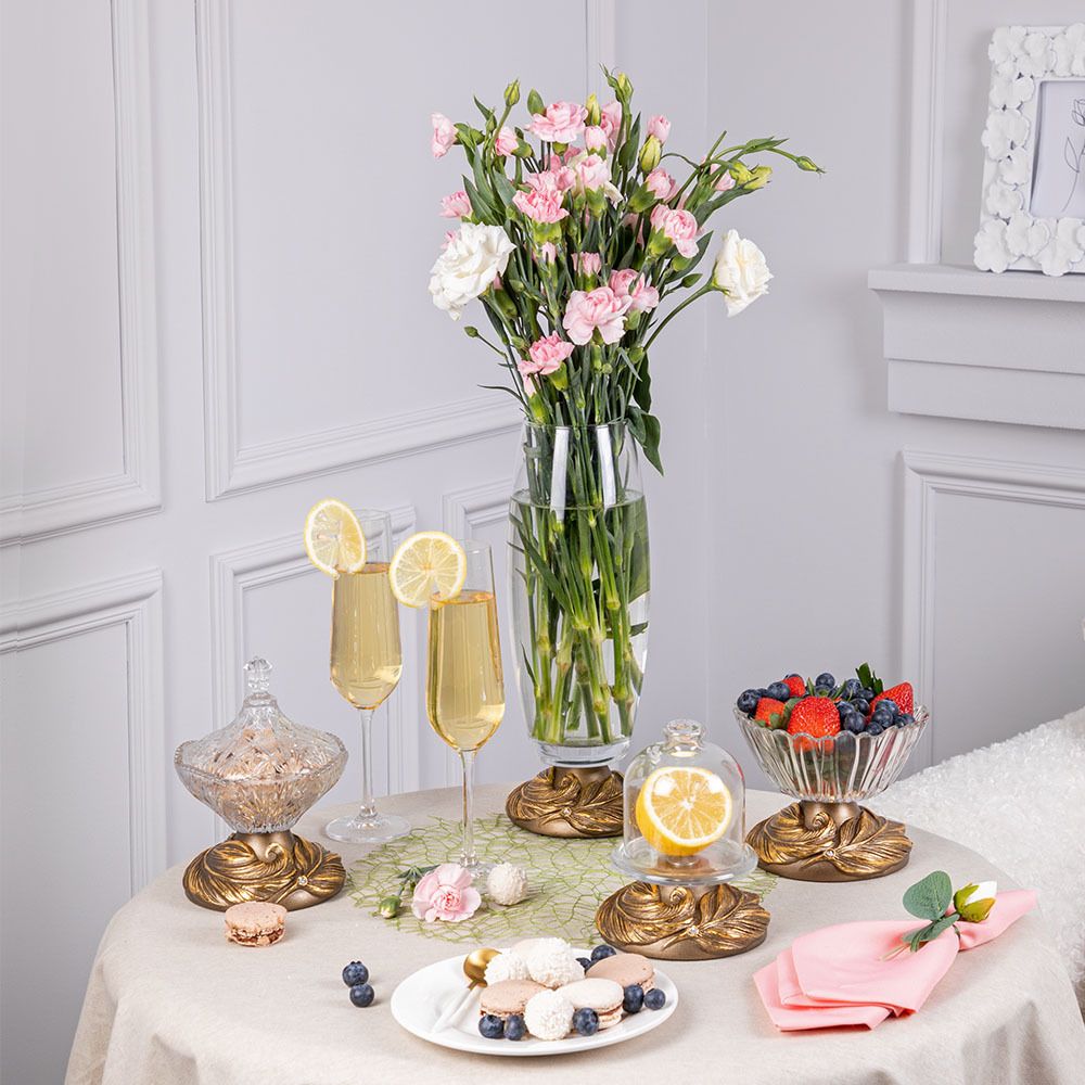 Фруктовница-конфетница Боа Бронза