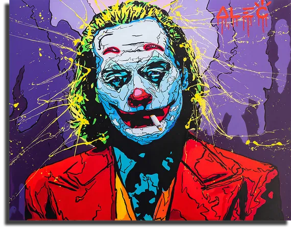 Постер "Красочный Joker"