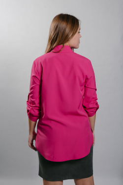 Блузка 1638А, фуксия #86Ф091638А
