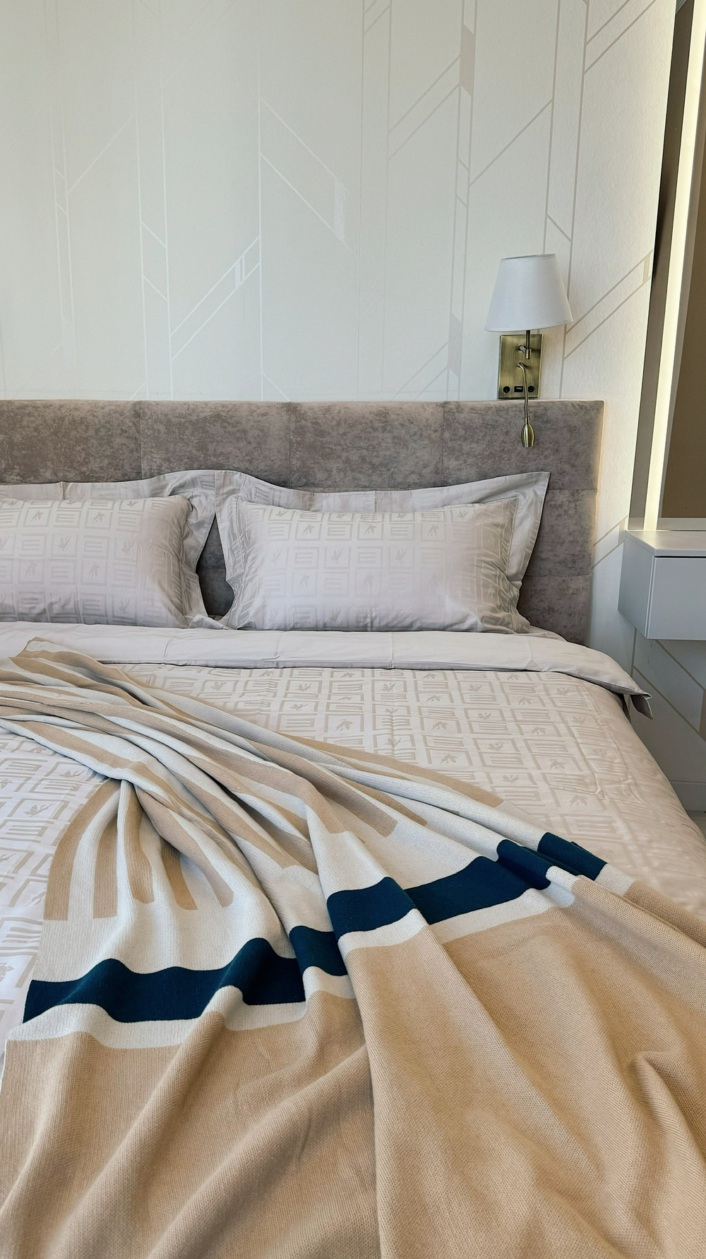 Хлопковый плед 130х180 из коллекции Terra