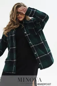 Кардиган 2437-темно-зеленый Minova