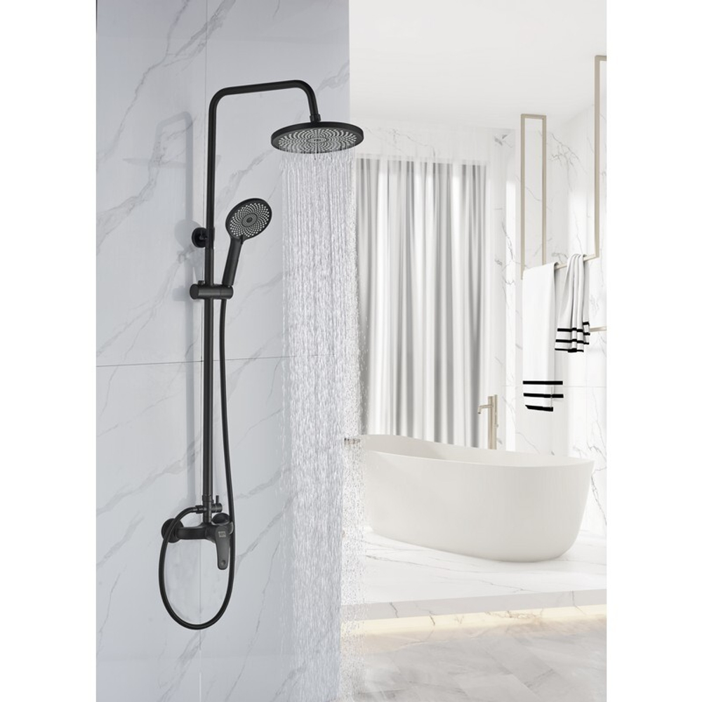 Стойка JUNIOR Black душевая BOCH MANN BM8576