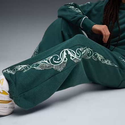 PUMA X HARRY POTTER СПОРТИВНЫЕ БРЮКИ, ЗЕЛЕНЫЙ