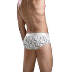 Мужские трусы брифы серые с принтом Clever LAZOS CLASSIC BRIEF 169112