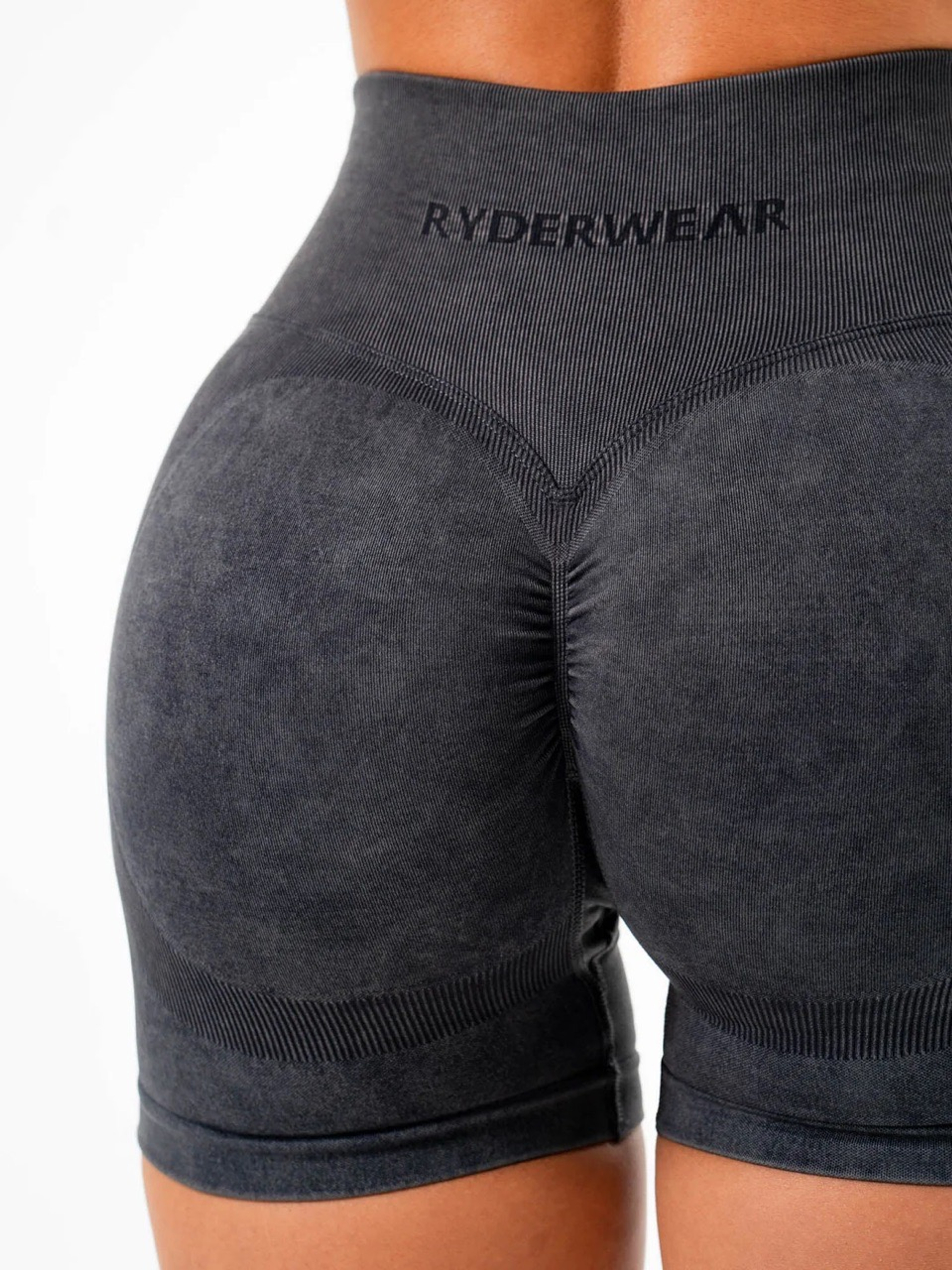 Шорты RYDERWEAR Stonewash Scrunch Seamless Charcoal