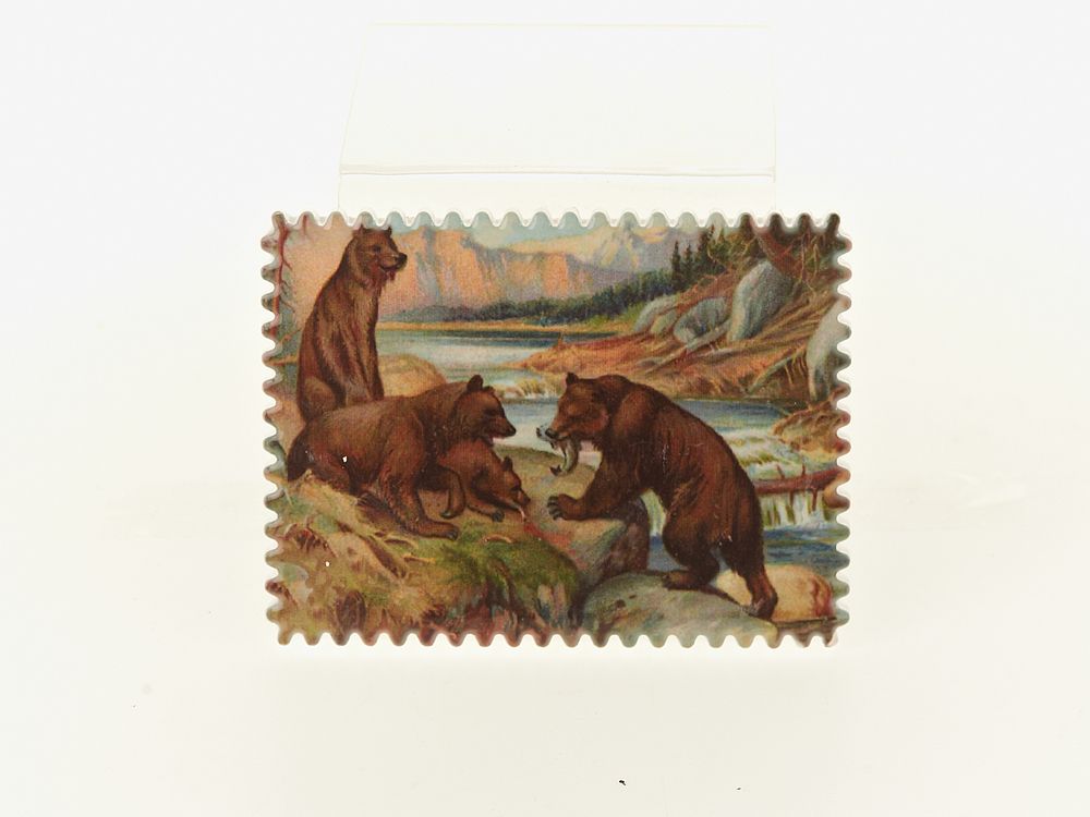 Фигурка декоративная (магнит) "В мире животных" 8*6*0,5см. (4вида) (min12) (керамика) (подарочная уп