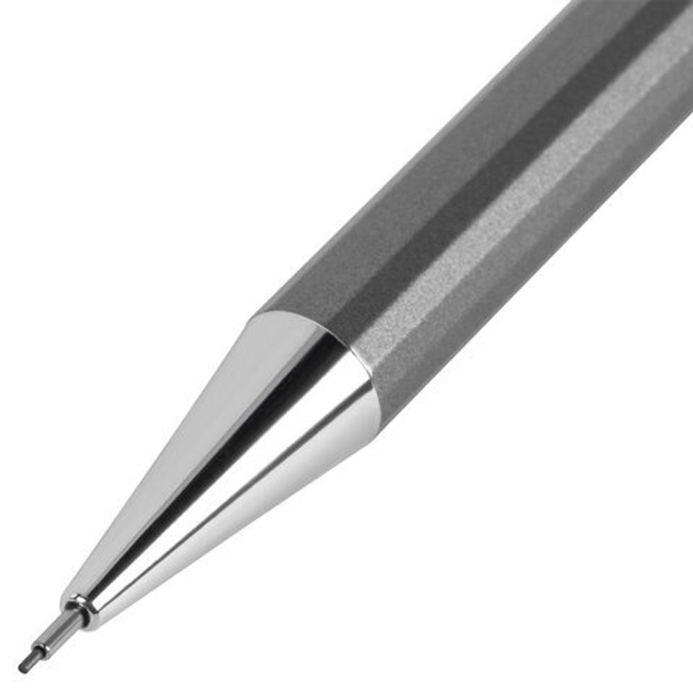 Карандаш механический 0,5 мм + грифели HB 12 штук на блистере, BRAUBERG "CHROME", 181969