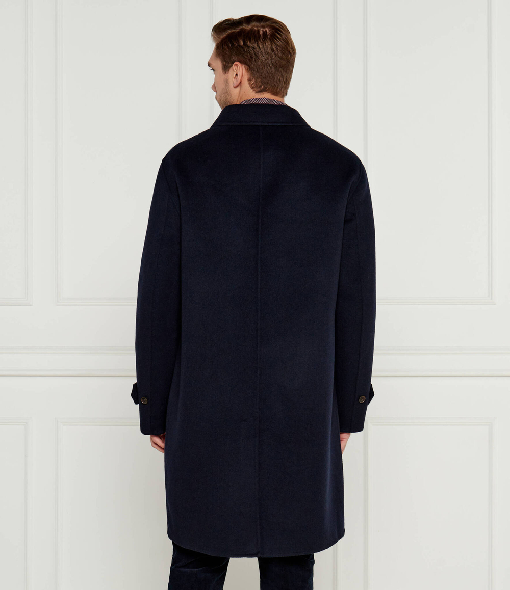 Шерстяное пальто Tommy Hilfiger - темно-синий(MW0MW37395)