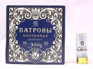 Патрон "СКМ-Индустрия" Элит 12/70 №0 32 гр. Цена за патрон, заказ делается в пачках (25шт)