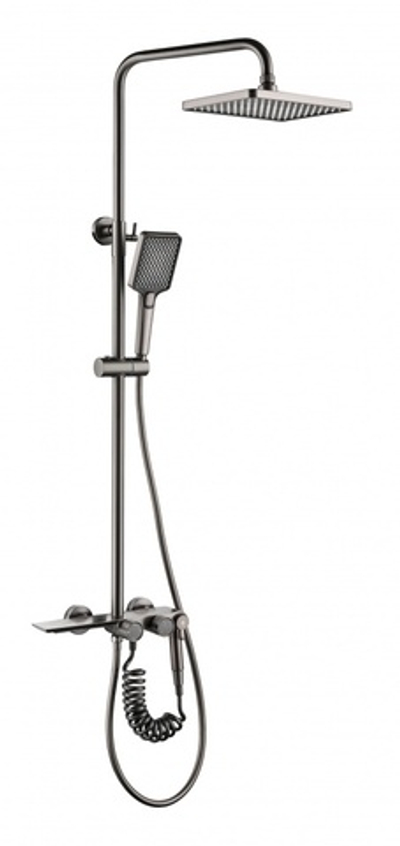 323562-G Душевая система, водопад (ГРАФИТ) ViEiR (5/1шт)