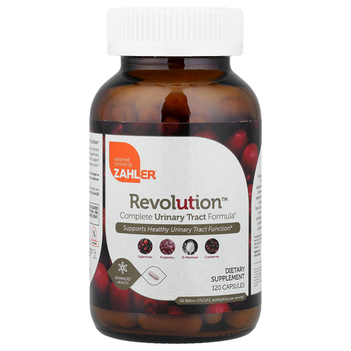 Zahler, Revolution™, комплексная формула для мочевыводящих путей, 120 капсул