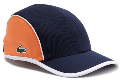 Теннисная кепка Lacoste Men's SPORT Mesh Panel Light Cap - navy blue/orange/green/white