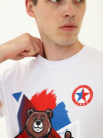 Футболка для САМБО белая мод.1