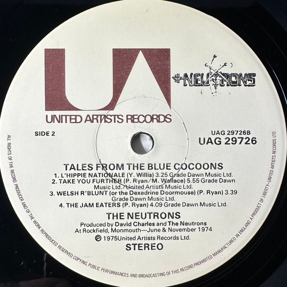 The Neutrons ‎– Tales From The Blue Cocoons (Англия 1975г.)