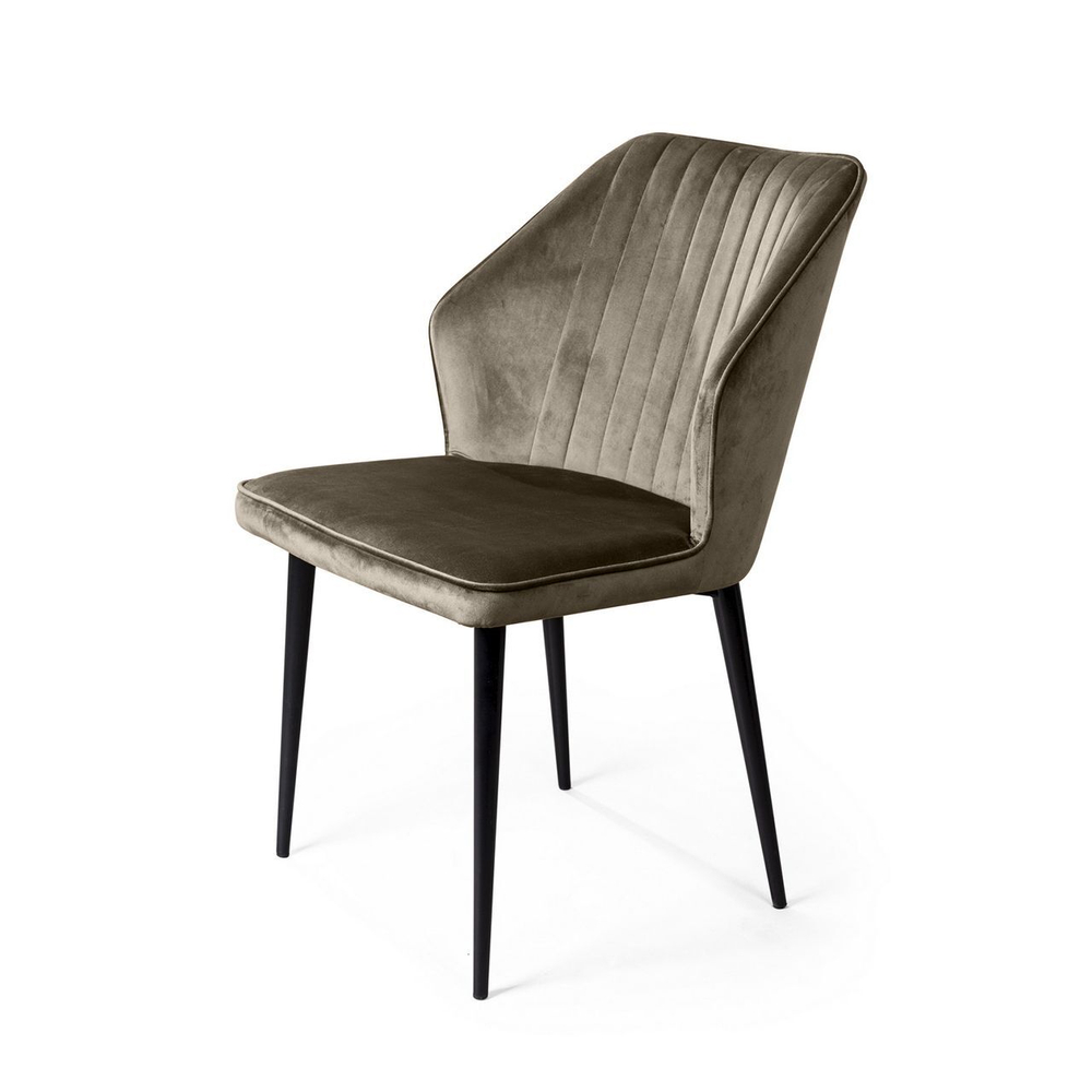 Стул Berg, бархат коричневый 12