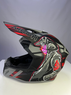 Шлем Airoh WRAAAP CYBER Red Matt