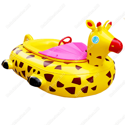 Электрическая бамперная лодка «Жирафик» на пульте