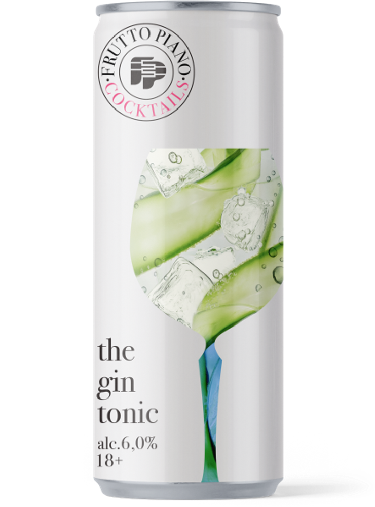 Медовуха Фрутто Пьяно Джин-Тоник / Frutto Piano The Gin Tonic 0.33 - банка