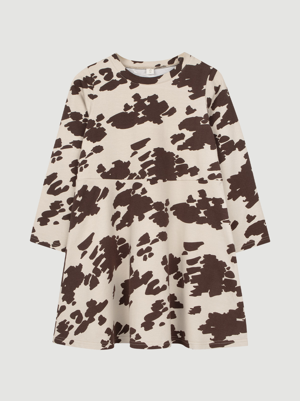 Платье с длинным рукавом Mjölk Cow Camouflage