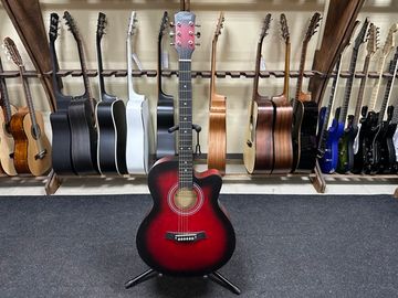 Комплект 12в1 акустическая гитара Belucci BC4020 RDS