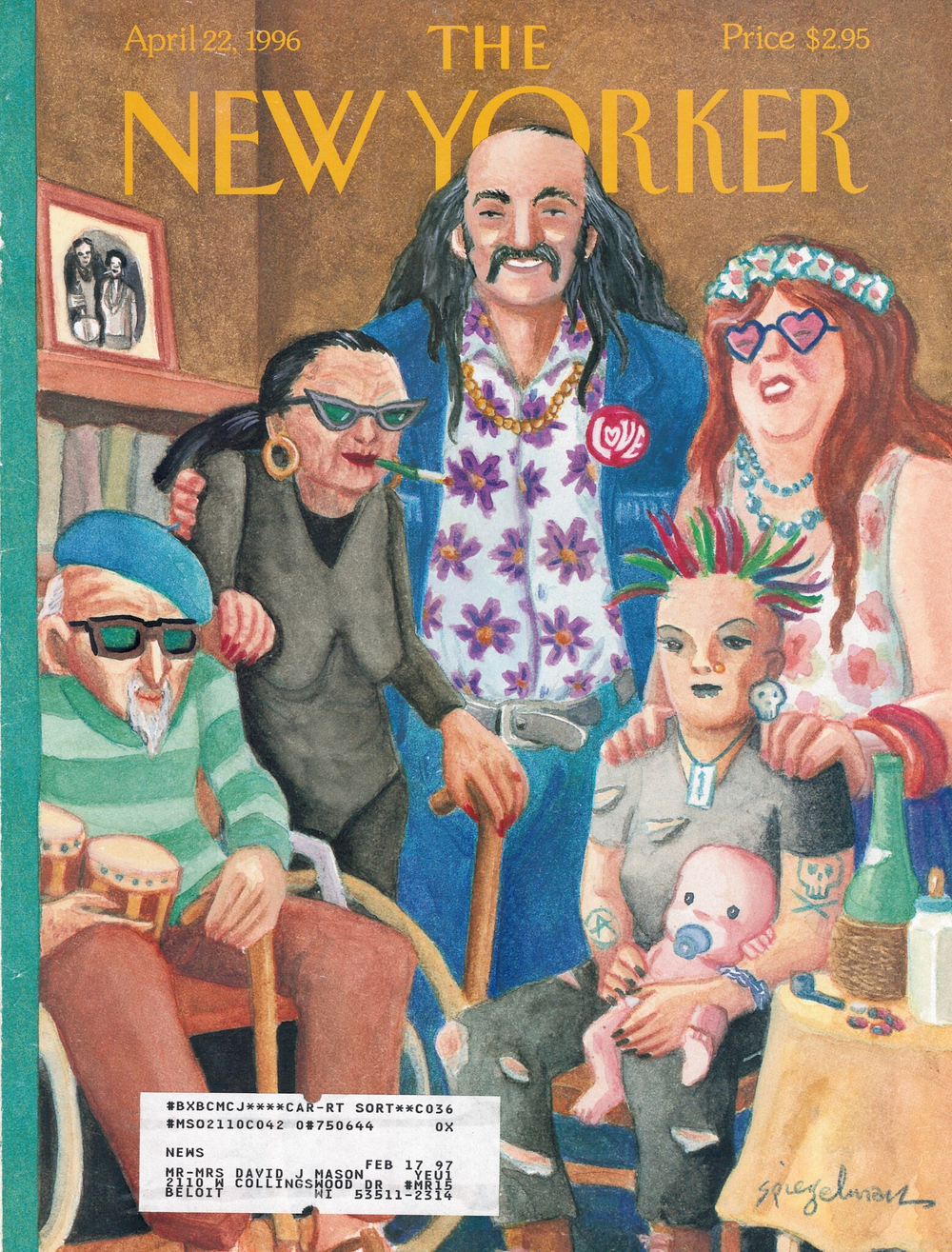 Журнал The New Yorker 22-04-1996, обложка