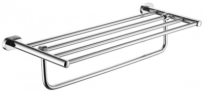 5119 Полотенцедержатель с полкой  (ХРОМ) ViEiR  (10/1шт)