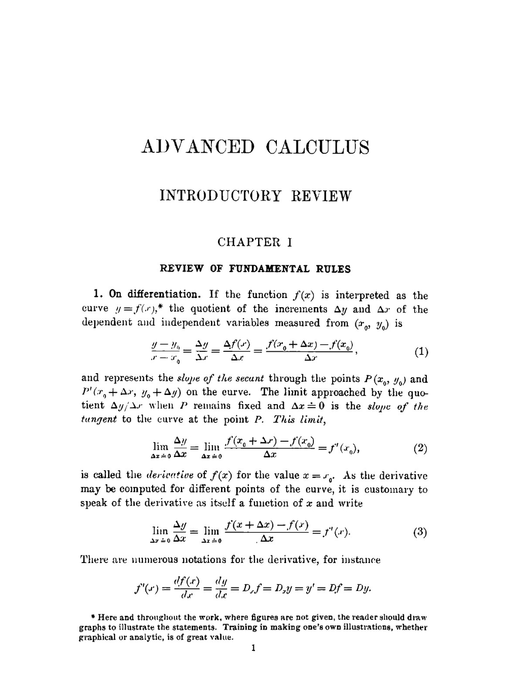 Advanced calculus; a text upon select parts of differential calculus, differential equations, integral calculus, theory of functions; with numerous exercises | Edwin Bidwell Wilson
