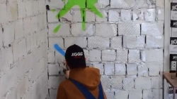 Аэрозольная краска для граффити в баллончике JIGGLE PRO суперматовая, 520 мл, SKY / Небо