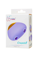 Сиреневый вибратор Crasatell с вакуум-волновой стимуляцией (Цвет: сиреневый)