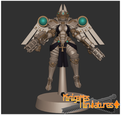 Аниме миниатюры под стиль вархаммер anime figurine 32-56-75мм
