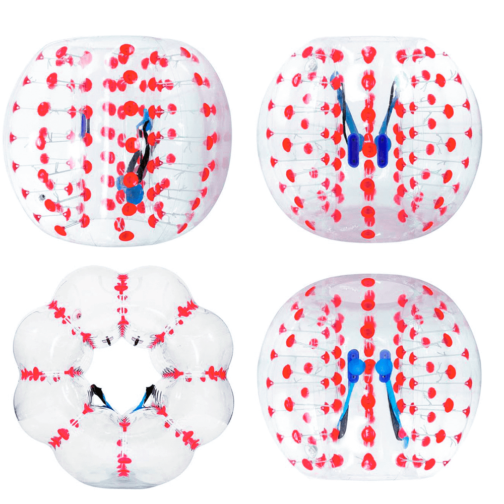 Бизнес-набор: Бамперболы, диаметр 1.2 м, ТПУ (8 шт), насос (1 шт)
