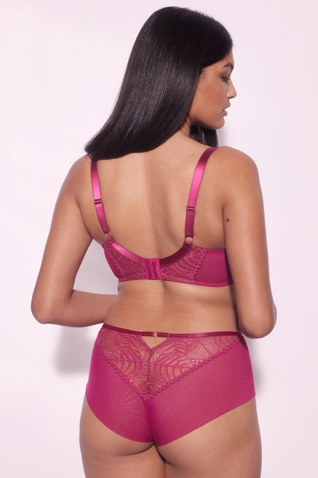 Кружевные трусики-слип с высокой талией Beverly