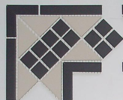 Угол керамический Corner LISBON-1 with 1 strip Stand.(Tr.16, Dots 14,Stri)