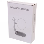 Зеркало настольное «High Tech - Garden», с увеличением, цвет розовый, 26см