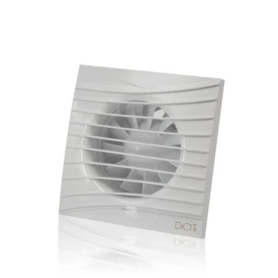 Вентилятор вытяжной настен, Эра, d100 мм, 19 Вт, 120 м3/ч, обр.клап, Silent 4C Turbo