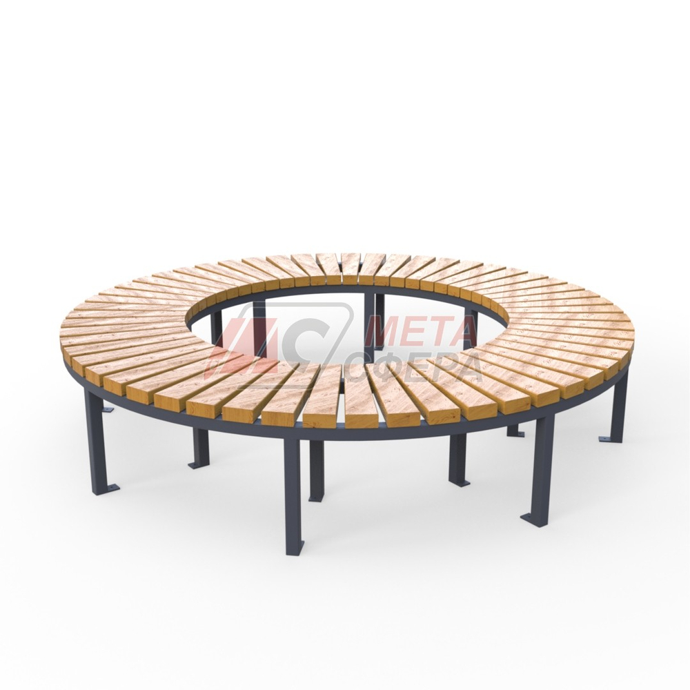 Лавка Блок радиусная