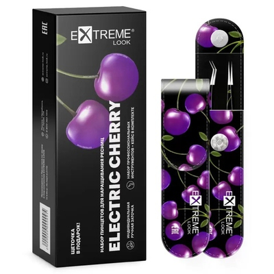 Набор пинцетов Extreme Look "Electric Cherry"