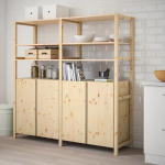 Шкаф - IVAR IKEA/ ИВАР ИКЕА, 83х80 см, бежевый
