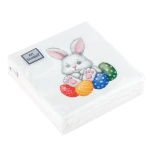 Салфетки бумажные Art Bouquet - Весёлый кролик, 20*20, 30л 2 слоя