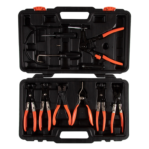 AFFIX (AF10330010C) Набор щипцов для пружинных хомутов системы охлаждения, кейс, 10 предметов